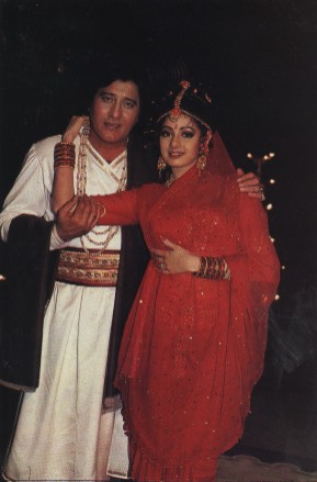 Sridevi and Vinod Khanna