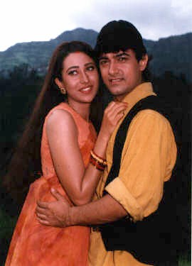 Karishma Kapoor and Aamir Khan