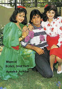 Ayesha Jhulka and Sunil Shetty, Mamta