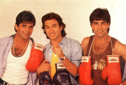 Sunil Shetty, Saif and Akshay Kumar