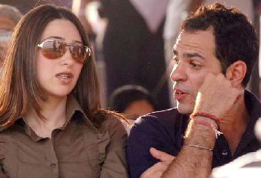 Karishma Kapoor with her husband