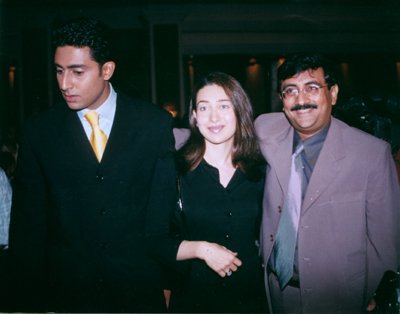 Karishma Kapoor and Abhishek Bachchan, Dharmesh Darshan