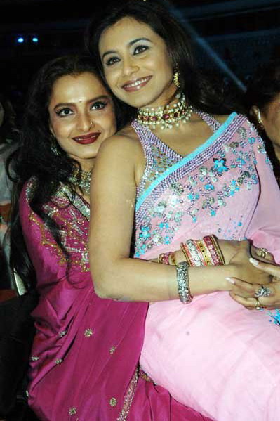 Rani Mukherjee with Rekha