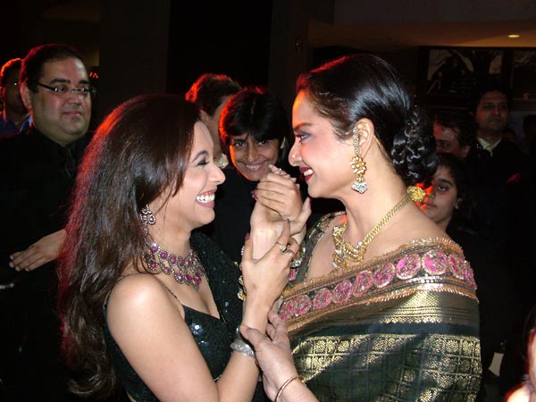 Rani Mukherjee with Rekha
