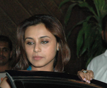 Rani in the 30th birthday of Abhishek Bachchan