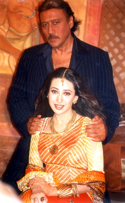 Jackie Shroff & Karishma Kapoor