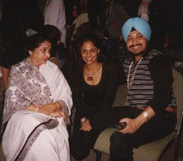 With Sunita Rao and Daler Mehendi