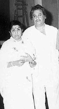 Kishore with Lata Mangeshkar