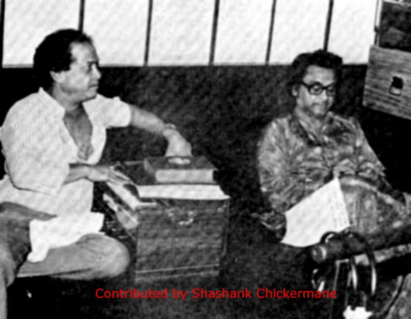 Kishore with Lakshmikant (Contributed by Shashank Chickermane)