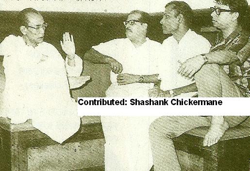 SD Burman discussing with Mannadey, RD Burman & others in the studio