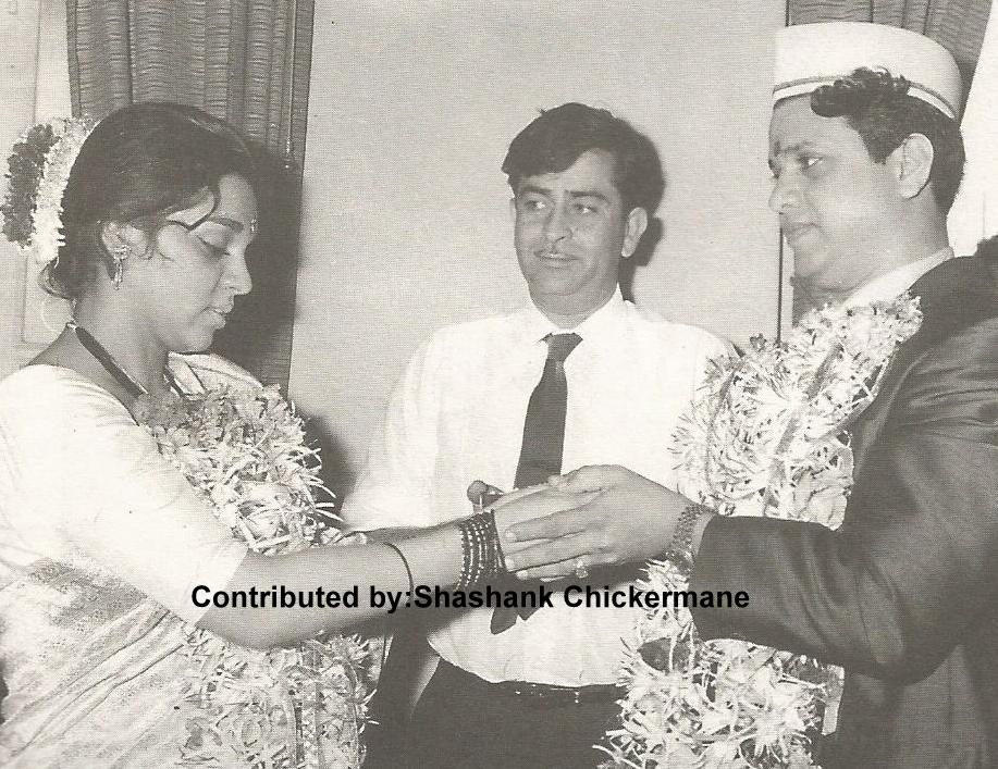 Raj Kapoor in Jaikishan's wedding ceremony
