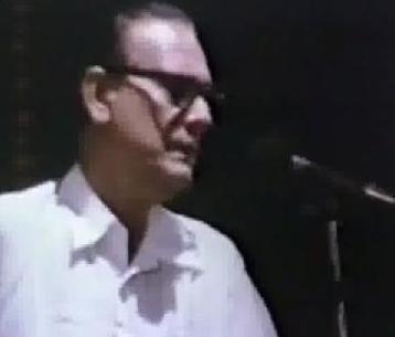 Hemant Kumar singing in a concert