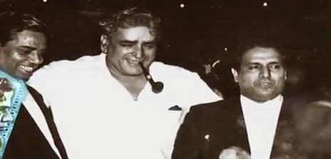 Shankar with Shailendra & Prithviraj Kapoor