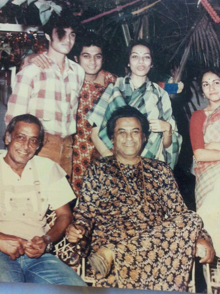 Kishorekumar with his family & friends