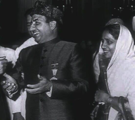 Mohd Rafi with wife Bilquis Rafi