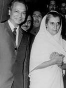 Naushad with Prime Minister Indira Gandhi