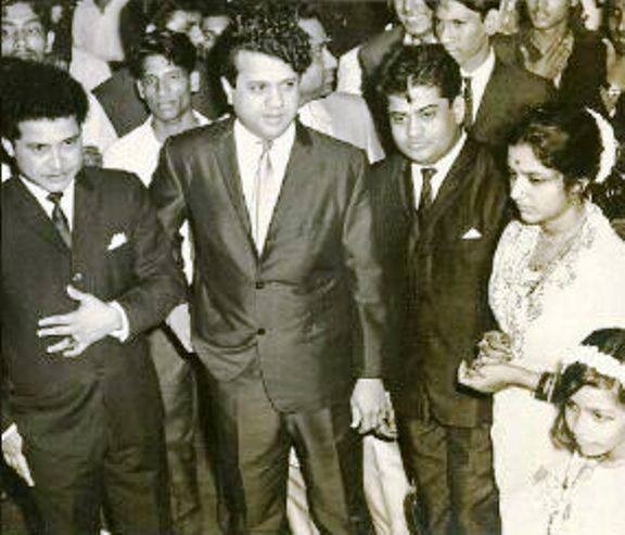 Jaikishan with Laxmikant Pyarelal & others