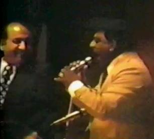 Mohd Rafi with Johny Wiskey singing in a concert