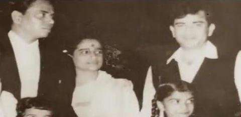 Shailendra with his family with Raj Kapoor