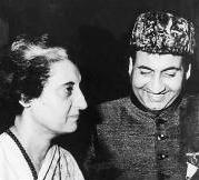 Rafi with Indira Gandhi