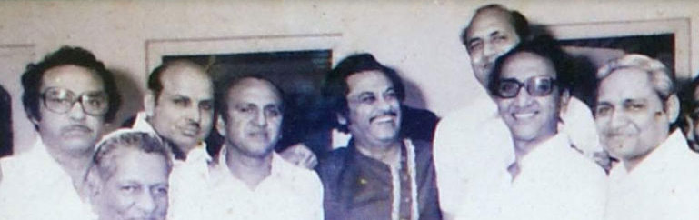 Kishoreda with his brother Anup Kumar & others