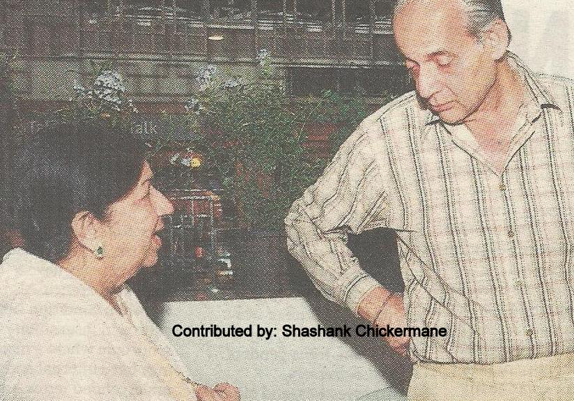 Lata with Mr.Dungarpur