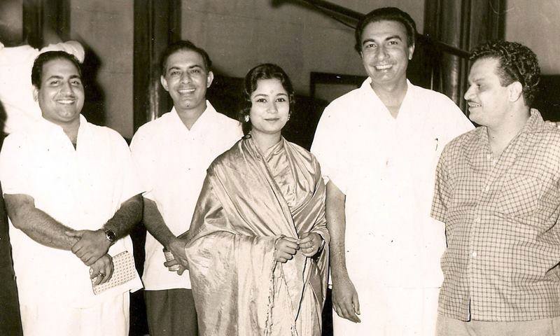 Mohd Rafi, Talat Mohd, Sahir, N Dutta and others