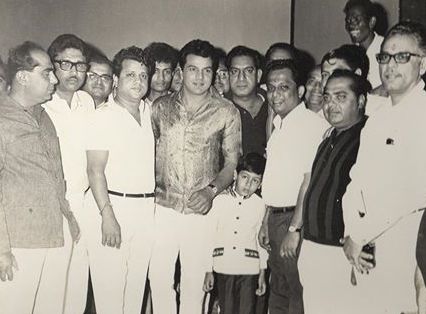 Jaikishan with Manmohan, Dharmendra, OP Rehlan, Satish Wagle & others
