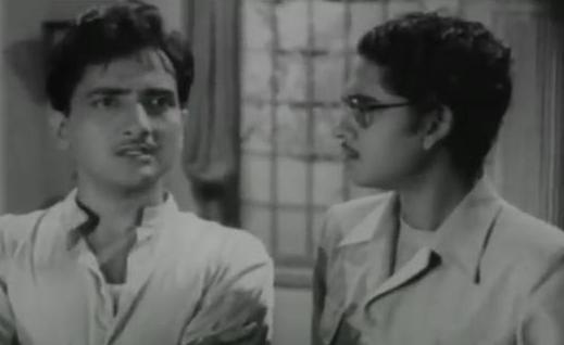 Kishoreda with Bharat Bhushan in the film scene