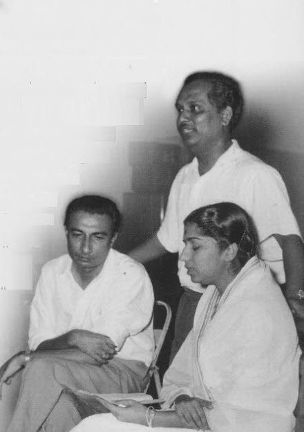 Lata with Sahir & Anil Biswas