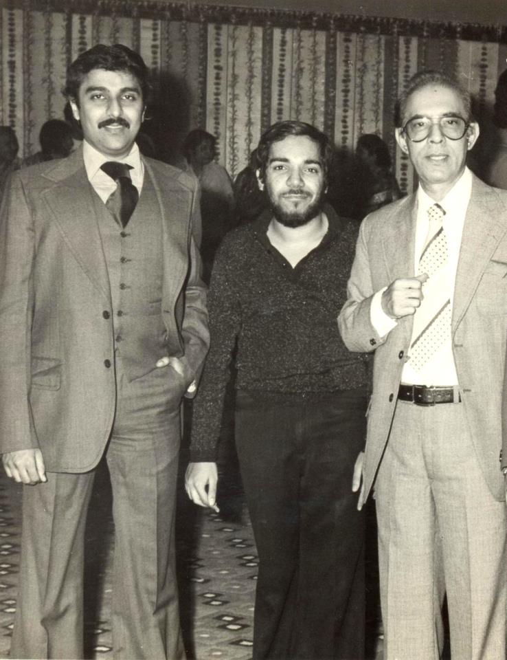 Talat Mohd with Madanmohan sons