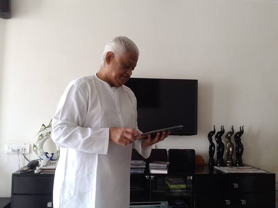 Pyarelal in his house