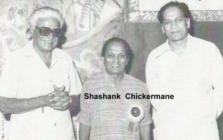 C Ramchandra with Sudhir Phadke & Vasant Sathe