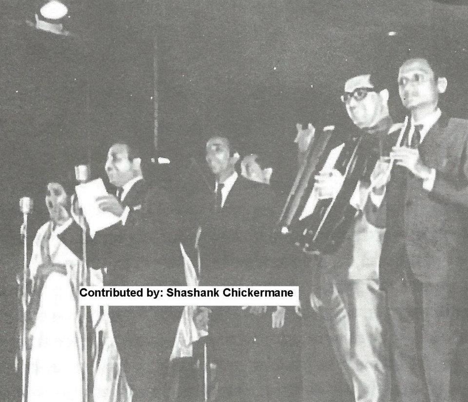 Mohdrafi with others in a concert 