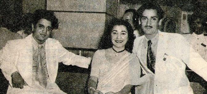 Jaikishan with Shammikapoor & Manorama