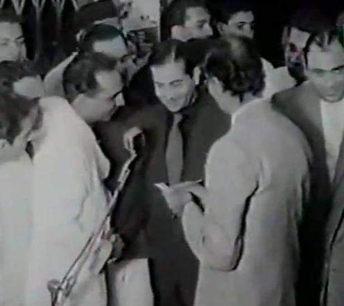 Mukesh, Raj Kapoor & others in the function