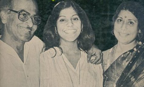 Salilda with his wife & daughter Antara Chowdhury