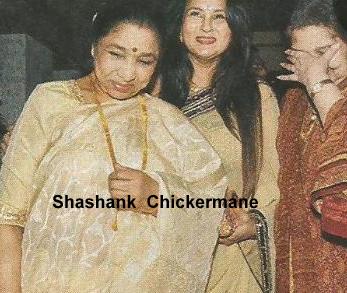 Asha with Poonam Dhillon, Pramila Chopra in a function