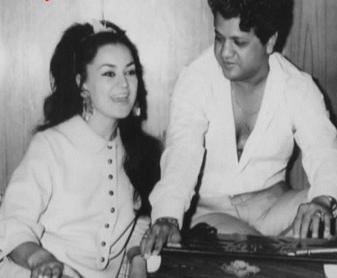 Jaikishan with a russian singer 