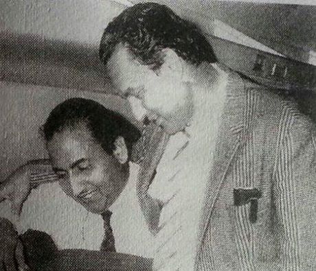 Mukesh with Mohdrafi in the plane