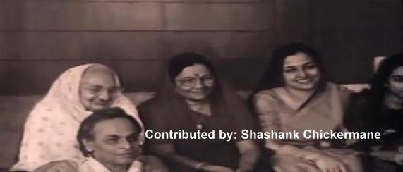 Anandji with Indira Gandhi