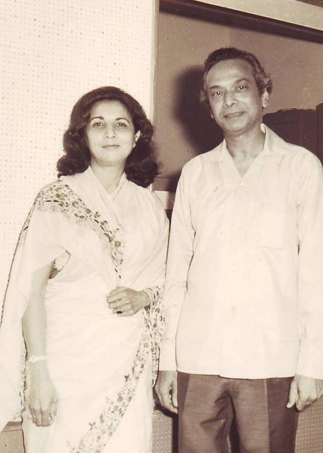 Naushad with his wife