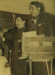 C Ramchandra singing in a concert