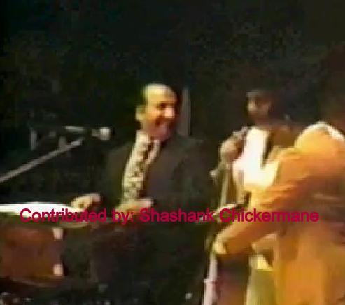 Mohd Rafi with Johny Wishkey in a concert