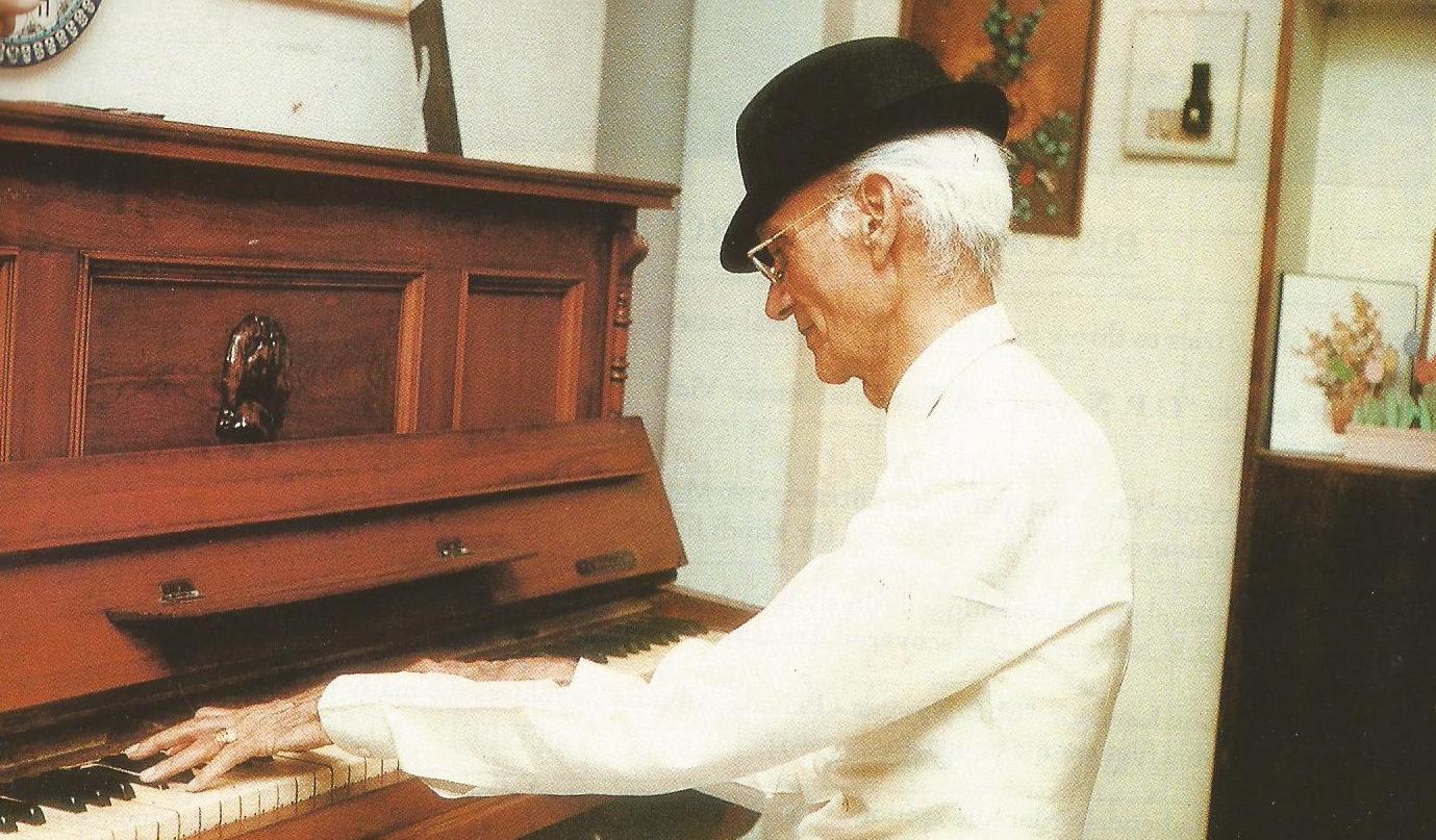 OP Nayyar playing Piano