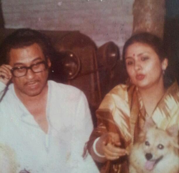 Kishoreda with his wife Leena
