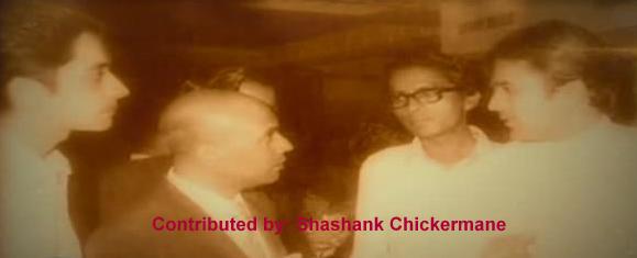 Khayyam discussing with Rajesh Khanna & others