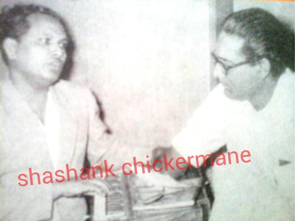 Hemantda discussing with Anil Biswas