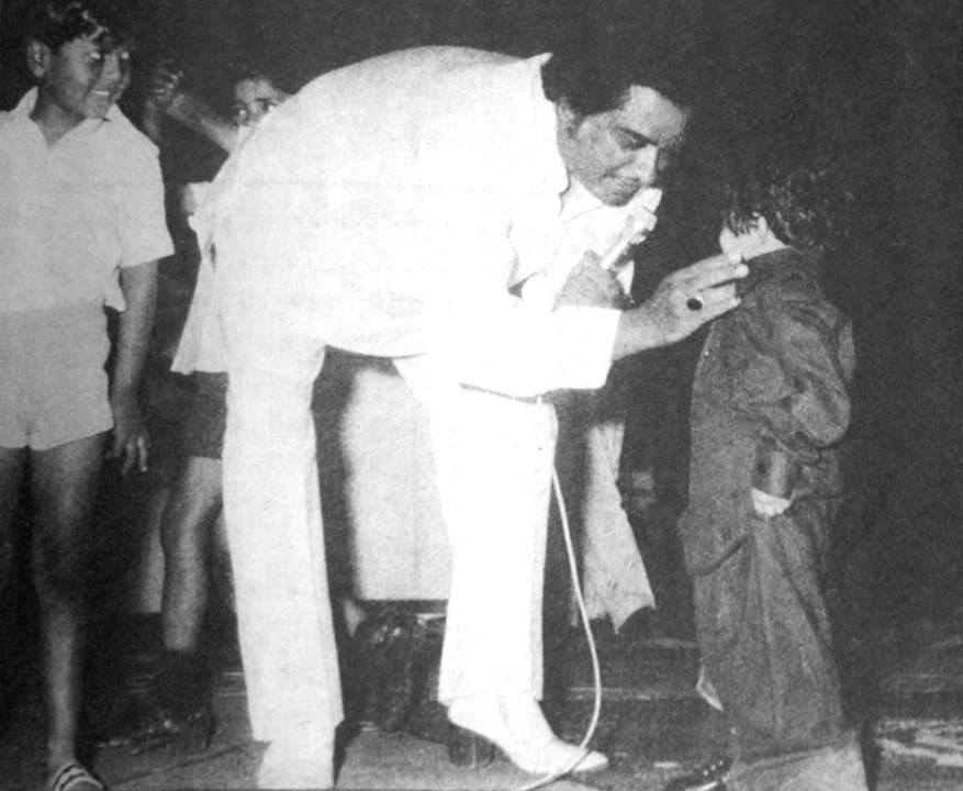 Kishoreda with his son Sumeet Kumar in the concert