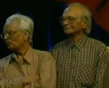 Naushad with Anil Biswas in a program